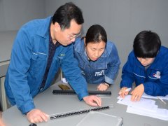 公司舉辦色差、色棋測試